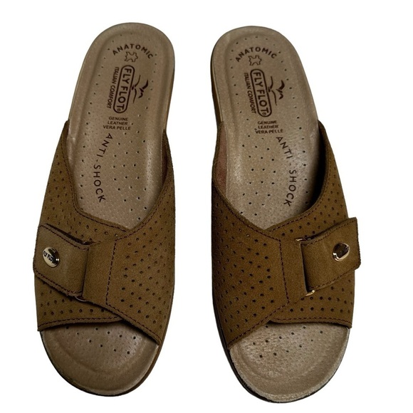 Fly Flot Italian Comfort Silvia Comfort Slip On Sandals, 40 - Picture 1 of 10